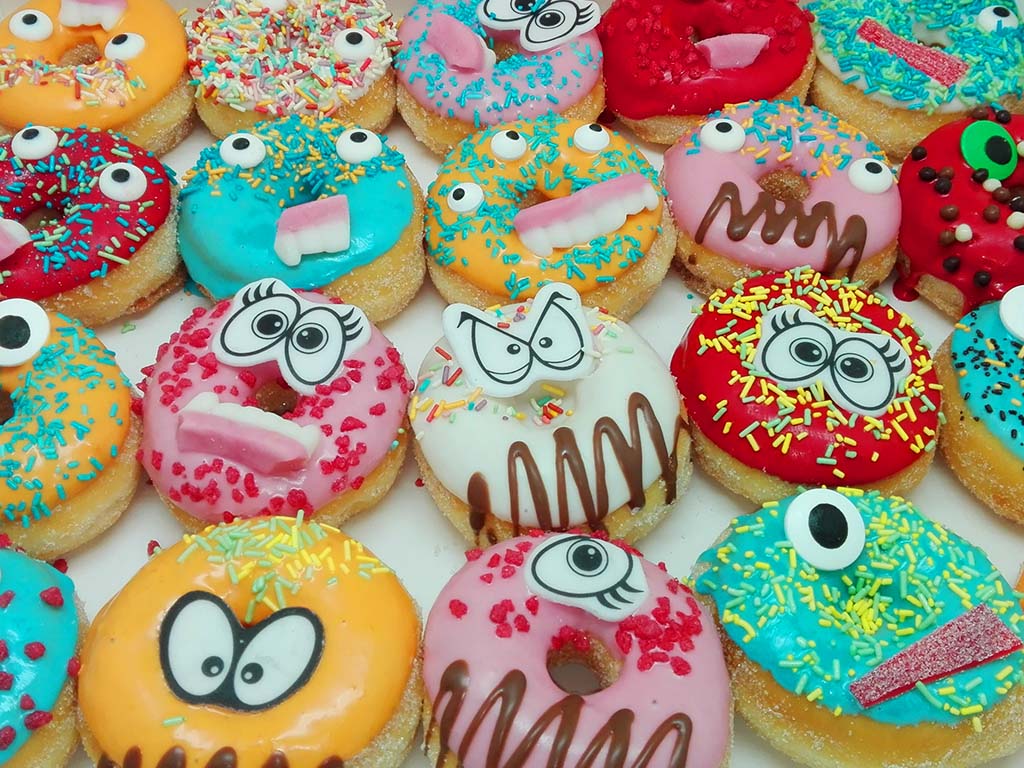 JJ Donuts - monsterdonuts - mini monster donut