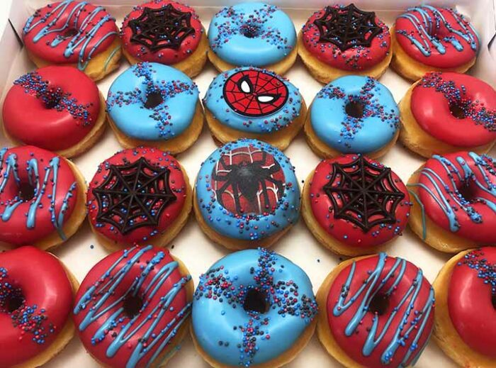 Spiderman Mini Donut box 2022 - JJ Donuts