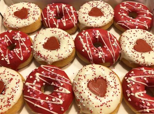 Valentijn Hart Donut box - JJ Donuts