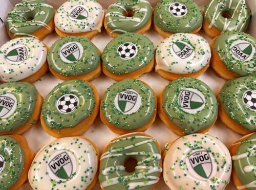 Voetbal Clublogo Mini Donut box - JJ Donuts