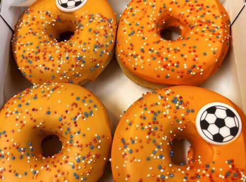 EK Voetbal Donut box - JJ Donuts